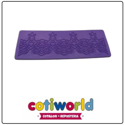Molde de silicona flexible para puntilla