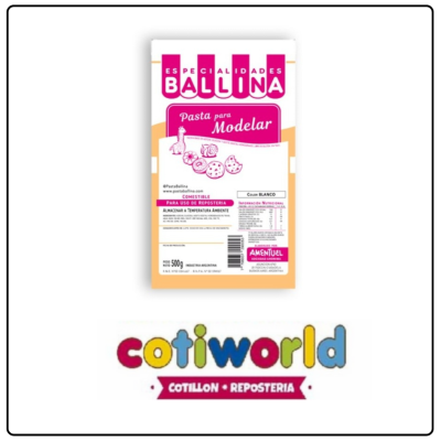 Caja de pasta para modelar "Ballina" (x20unidades)
