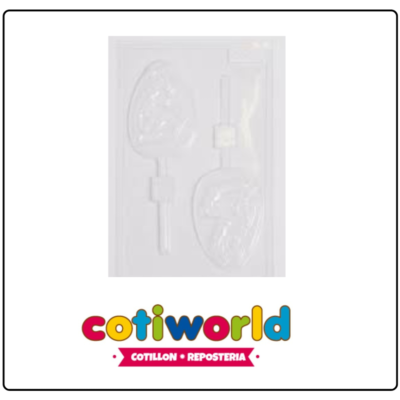 Molde Chupetin conejo cod 2497