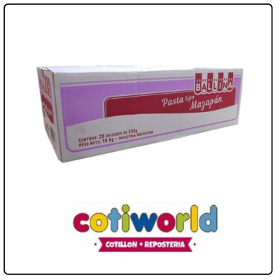 Caja de pasta mazapan "Ballina" (x20unidades)