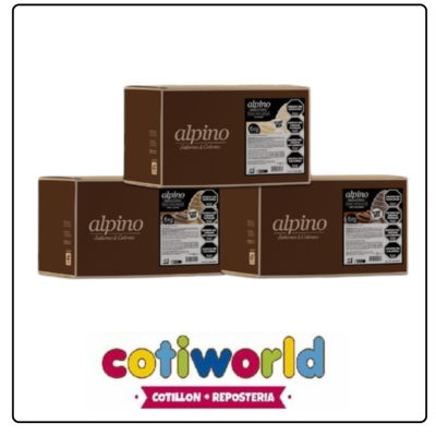 Chocolate Alpino pins en caja x6kg