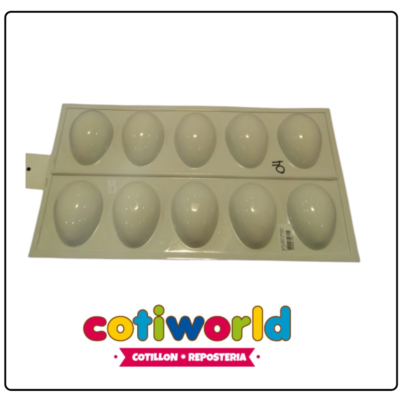 Placa blanca para huevo de pascua N4