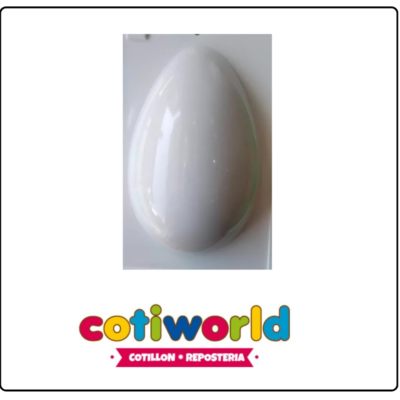 Placa blanca huevo de pascua N20 por unidad