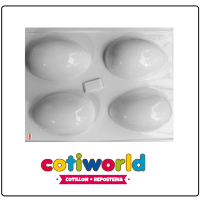 Placa blanca para huevo de pascua N6