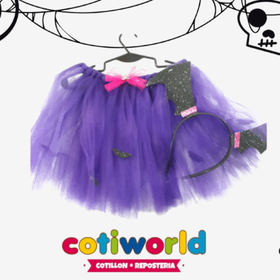 Tutu con vincha vampirina