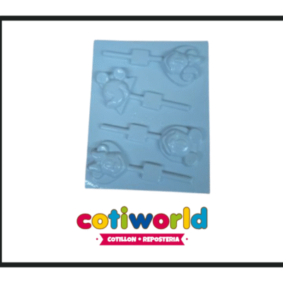 Placa chupetin mickey y minnie