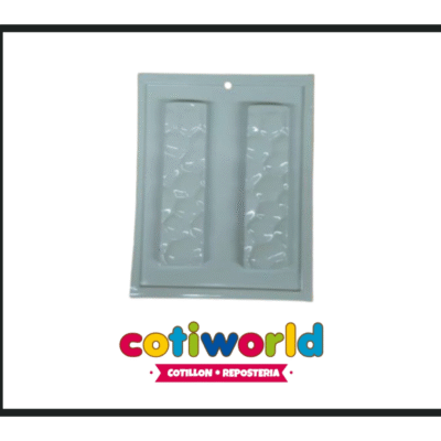 Placa barra de chocolate doble