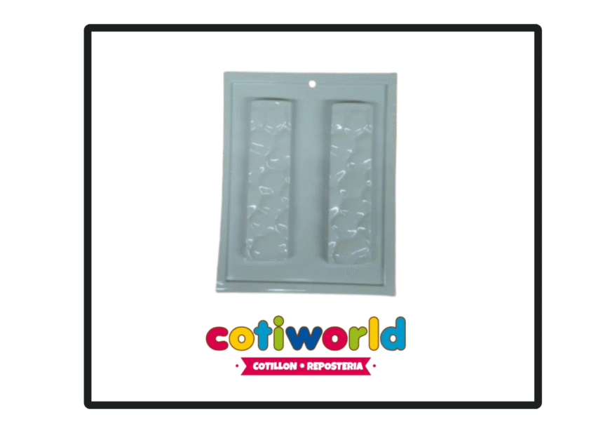 Placa barra de chocolate doble